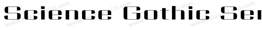 Science Gothic SemiBold字体转换